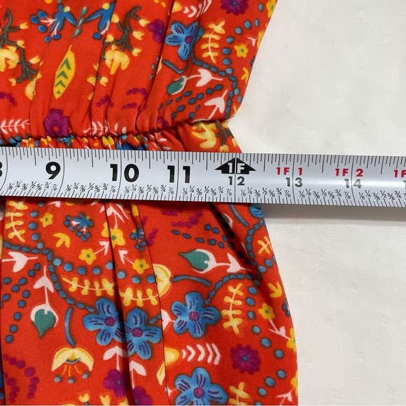 Everly Red and Blue Spaghetti Strap Maxi Dress - Picture 7 of 9